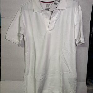 French Toast White Polo Shirt Youth XXL 18/20 School Uniform New With Tags